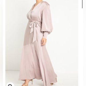 Eloquii satin maxi dress